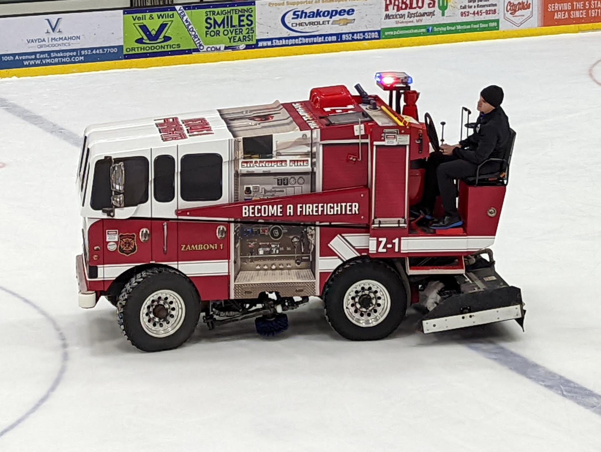 Fire truck Zamboni