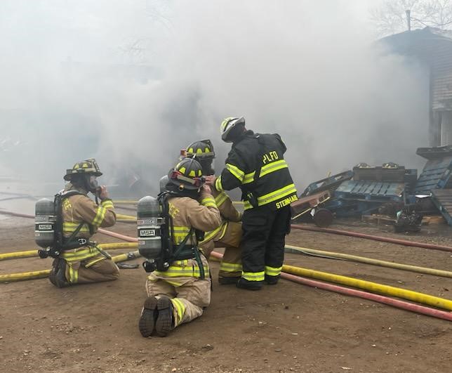 November 2023 fire at auto salvage