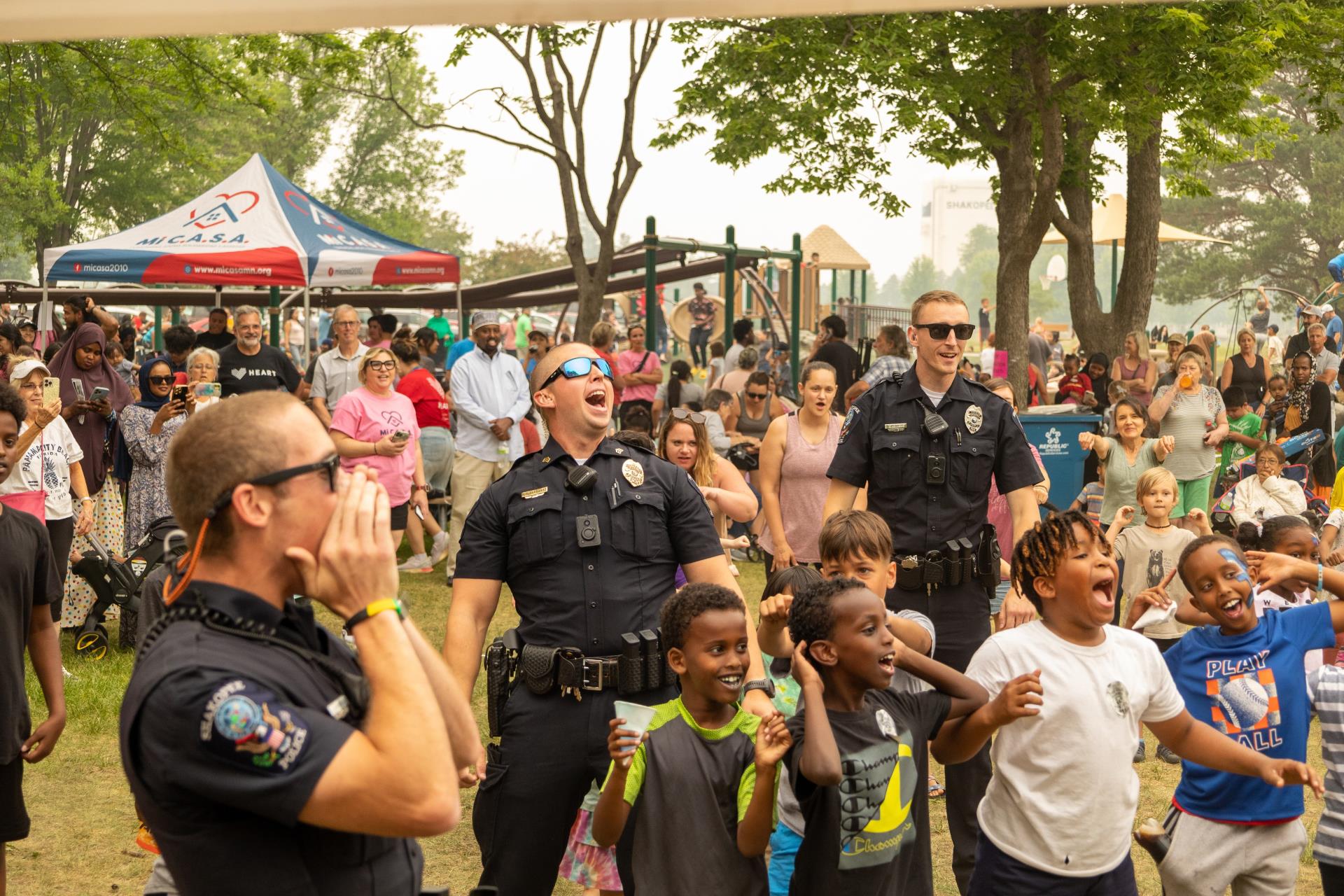 Lots of fun had by all at Picnic with the Police!