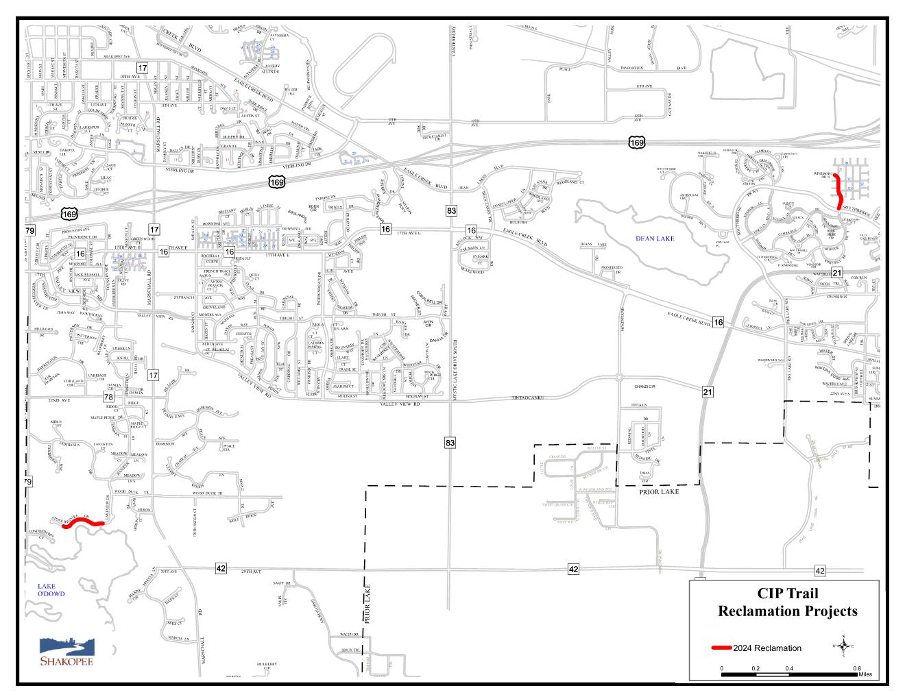 Annual Trail Rehabilitation (along Roadways)