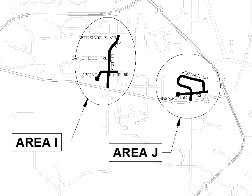 Area I an J