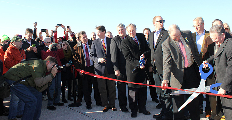 Ribbon cutting