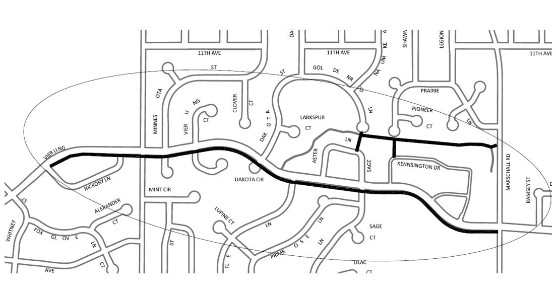 2018 Trail Reconstruction Map