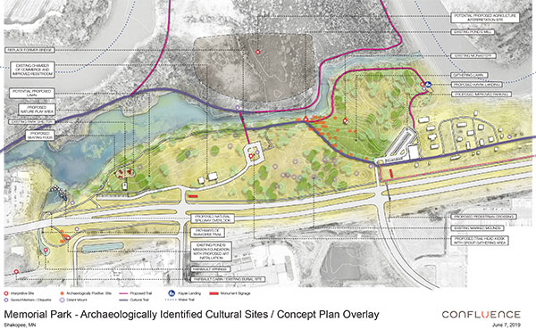 Rendering of Memorial Park concept