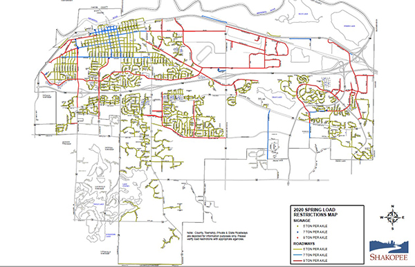 Map of Shakopee